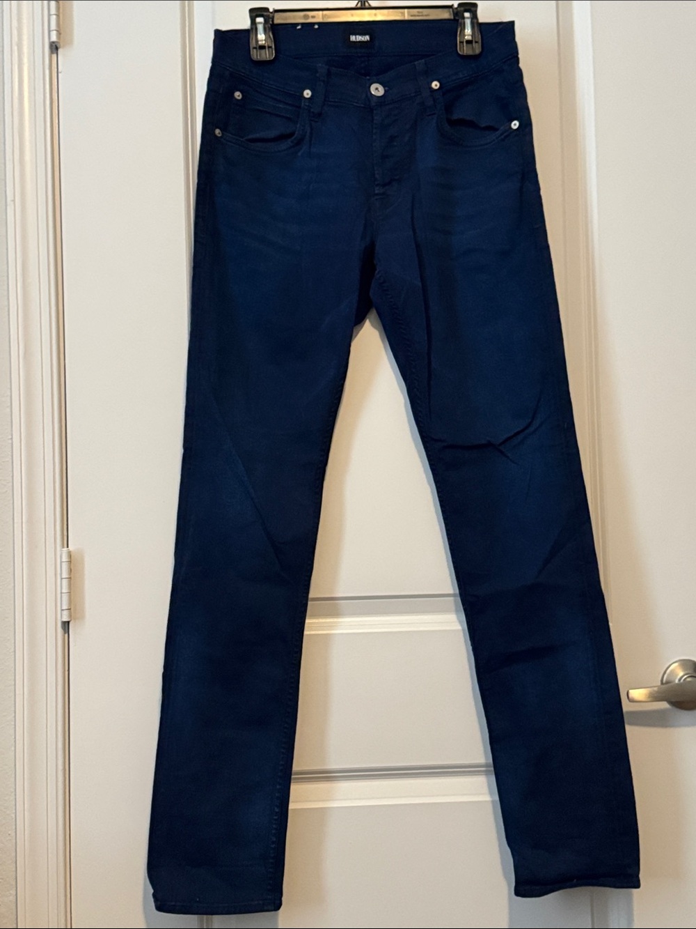 Hudson Jeans Men's Straight-Leg in Navy Blue